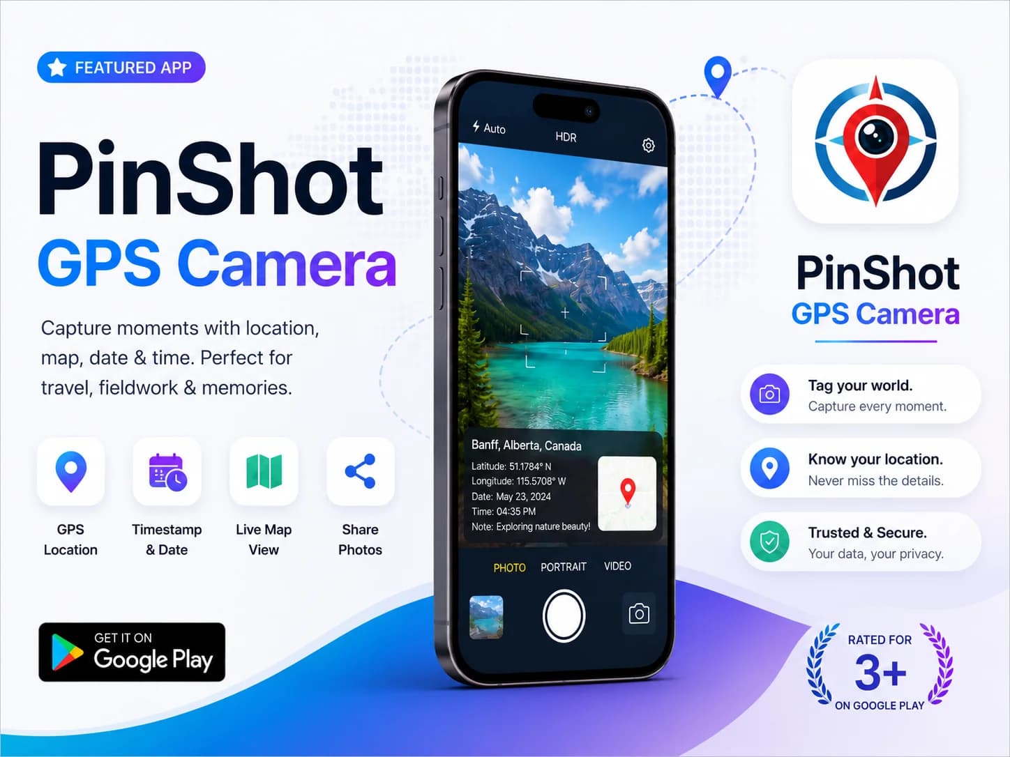 PinShot - GPS Camera —