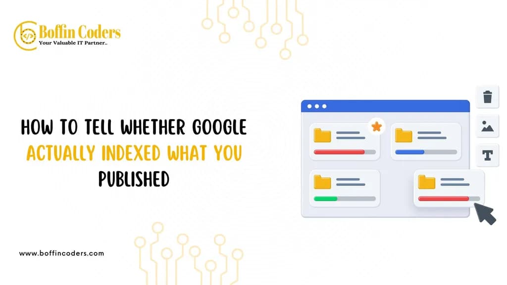 How to Tell Whether Google Actually Indexed What You Published