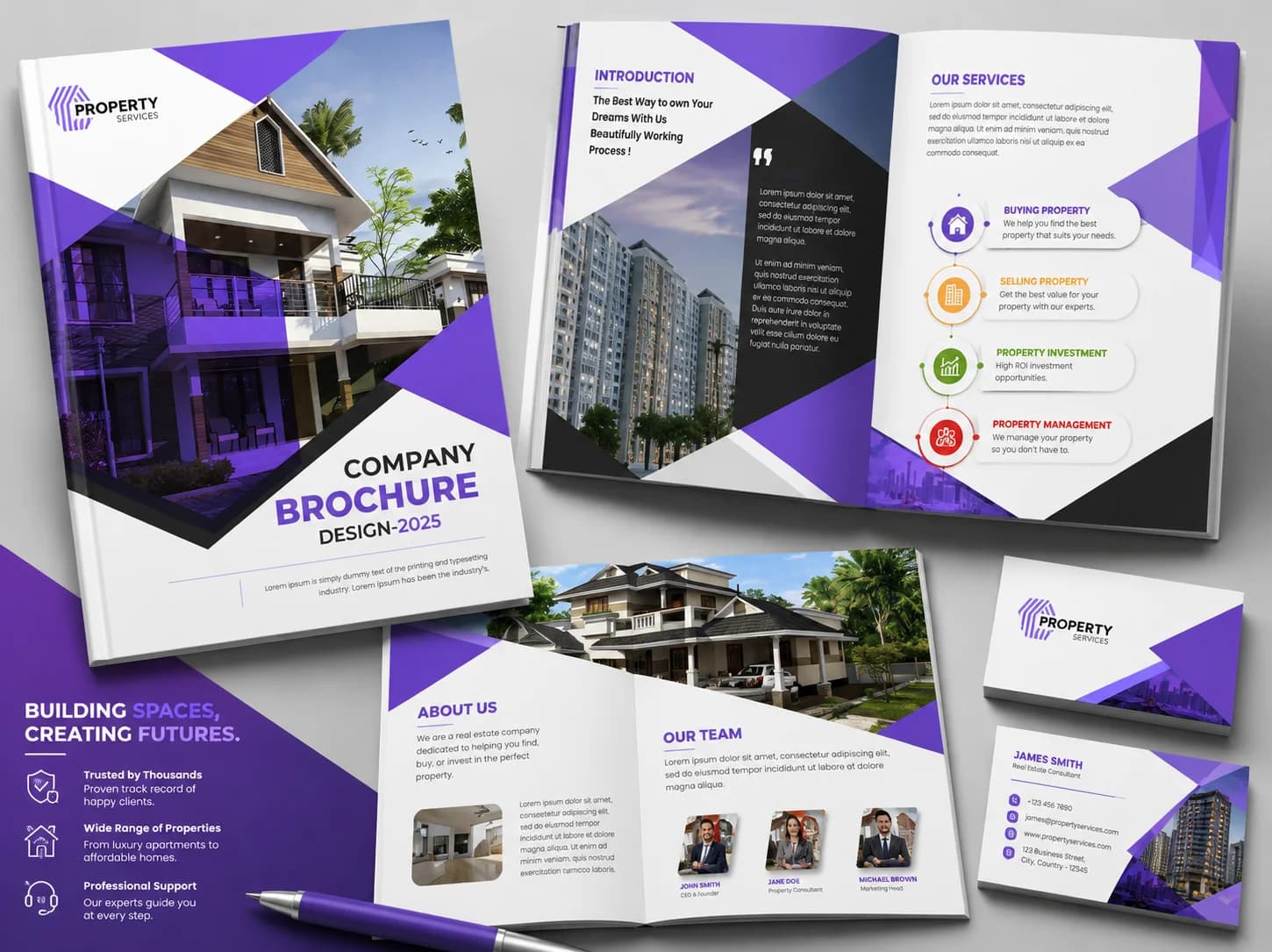 Real Estate Bundle Brochure Design —