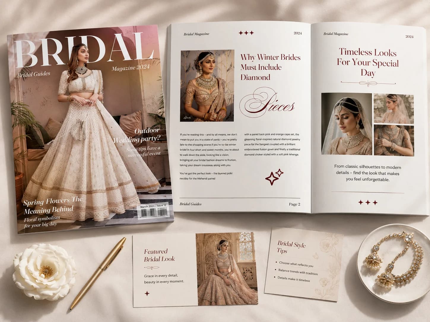 Bridal Guides Magazine Design —