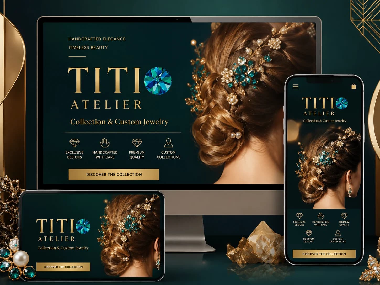 TITI Atelier Luxury Jewelry Website Design