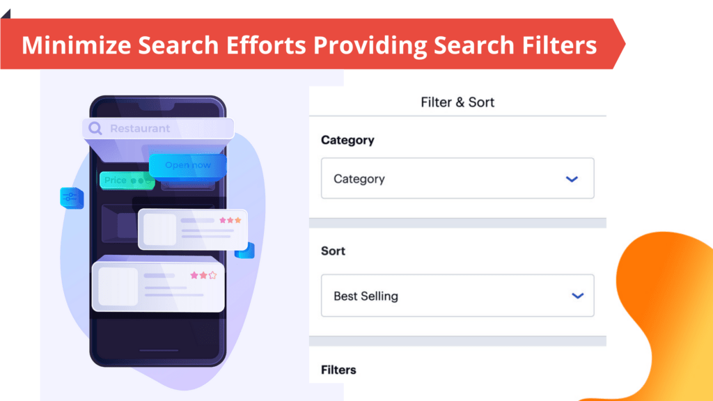 Minimize Search Efforts Providing Search Filters