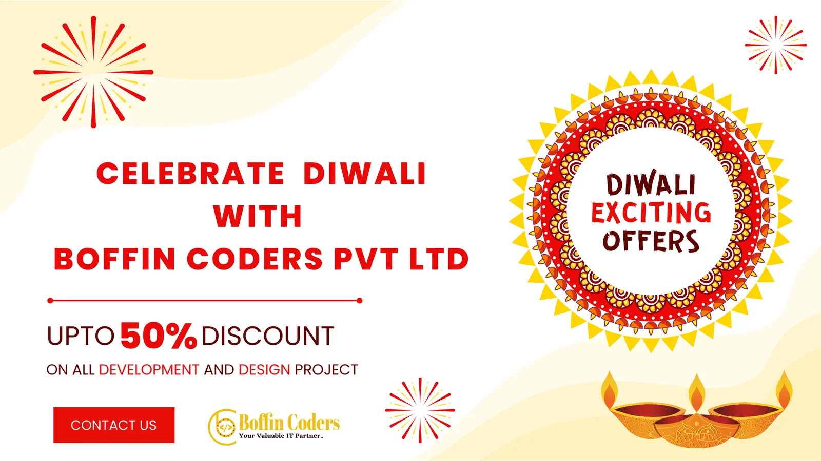 Enjoy Diwali With Boffin Coders Exciting Offers !