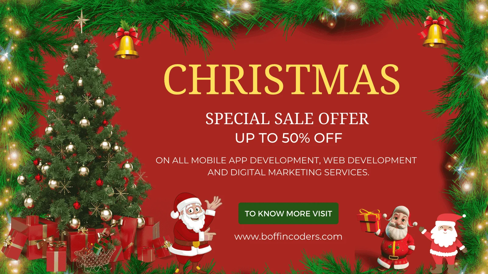 Grab the Best Offers and Deals on this Christmas at Boffin Coders