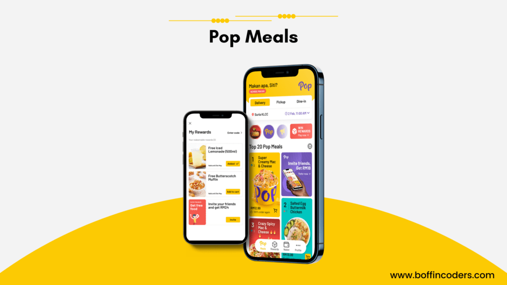 Pop Meals - Food Delivery App