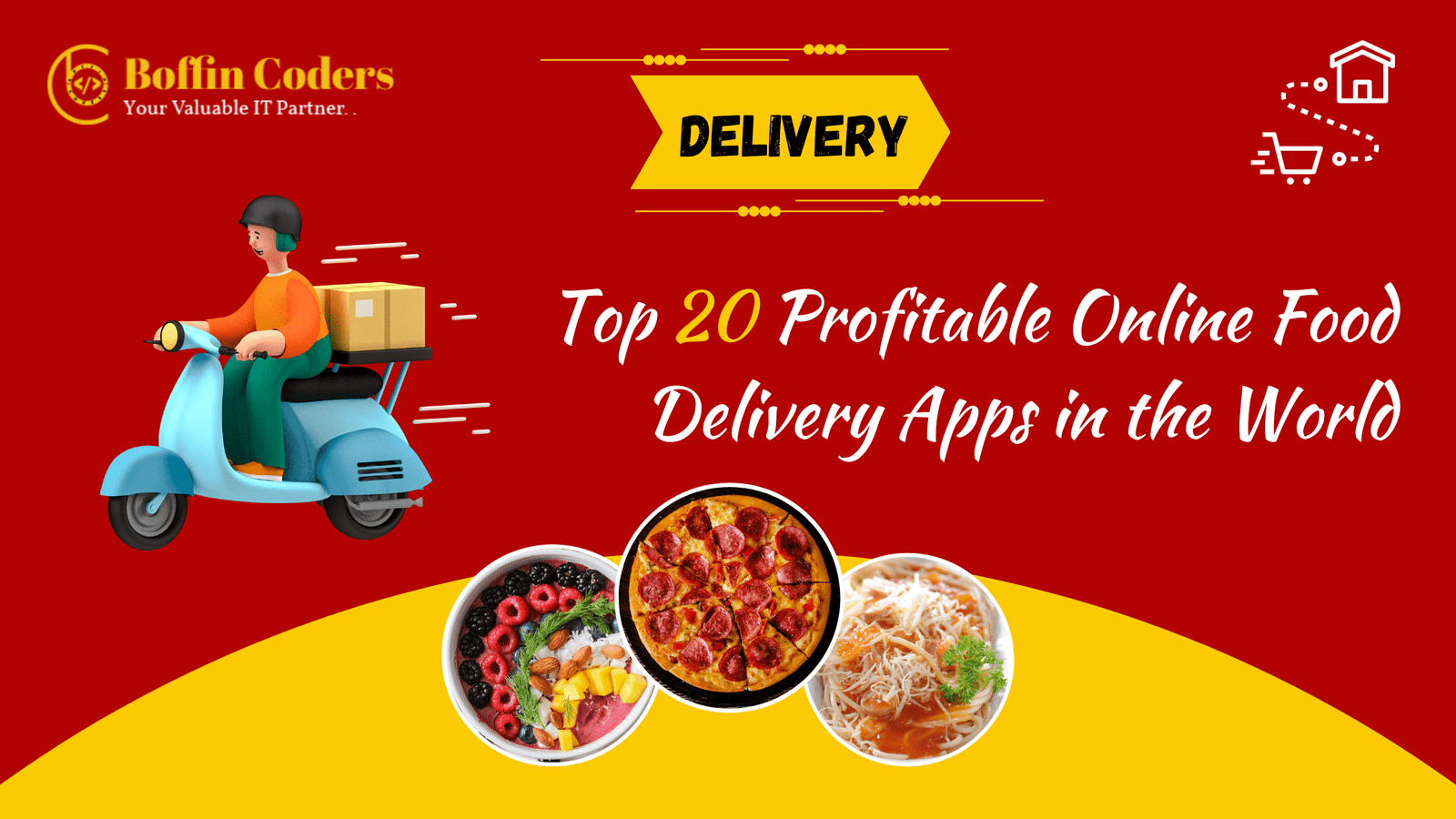Top 20 Profitable Online Food Delivery Apps in the World
