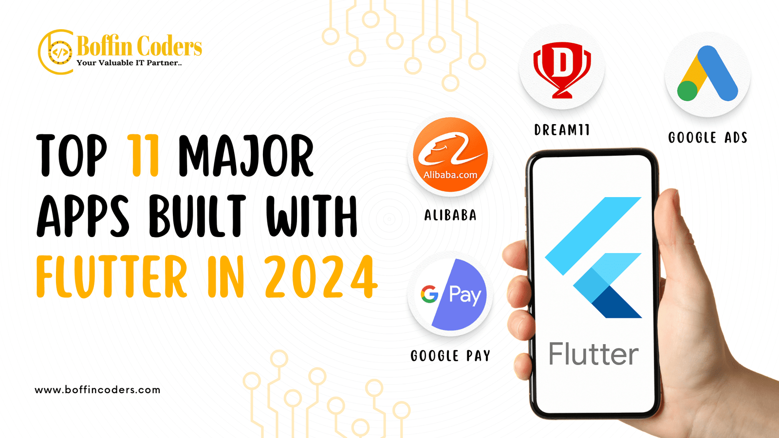 Top 11 Major Apps Built with Flutter in 2024